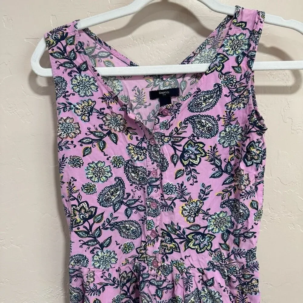Gap Kids Purple Paisley Jumpsuit